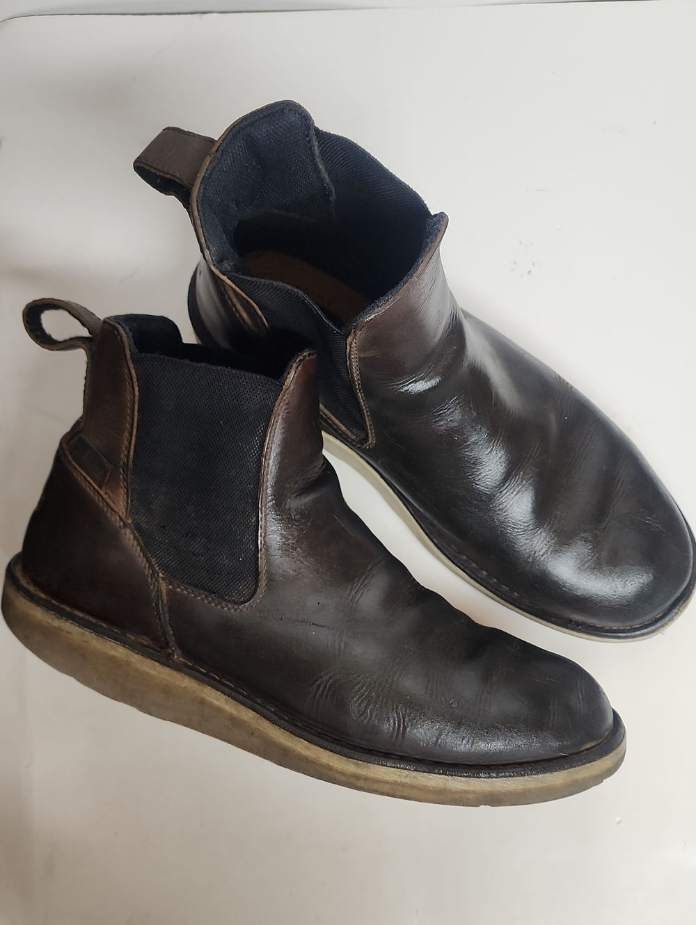 Danner Bull Run Chelsea Mens Chukka Boots in Dark Brown Leather Size 12 Gorpcore